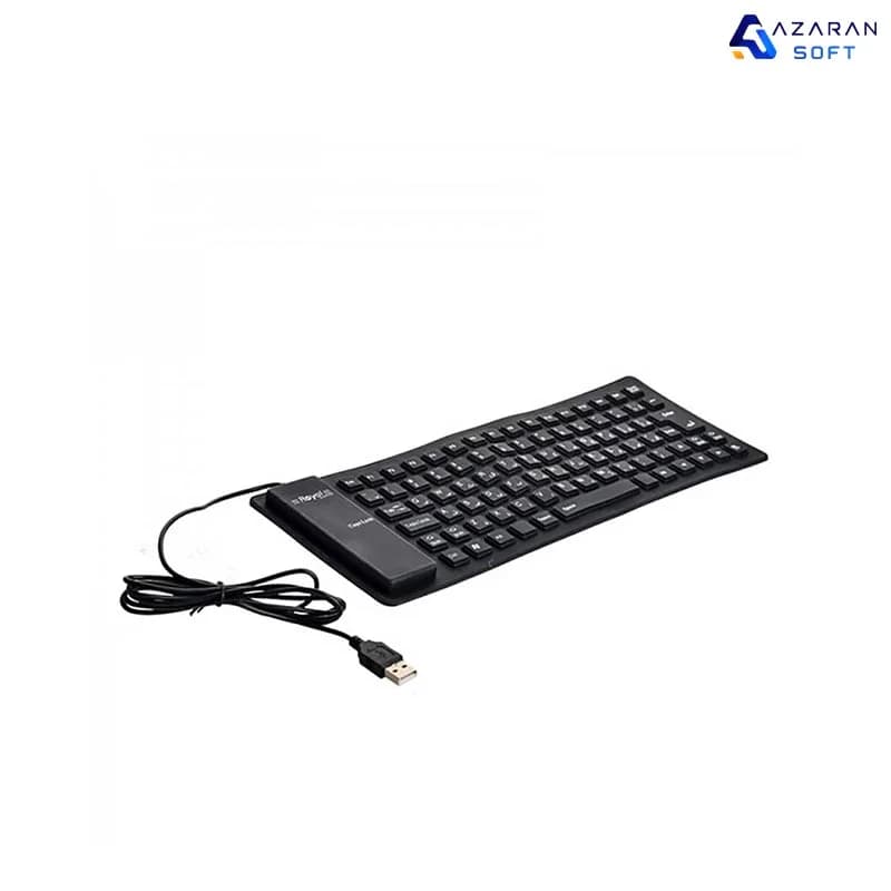 کیبورد ژله‌ای ضدآب رویال مدل RK-700