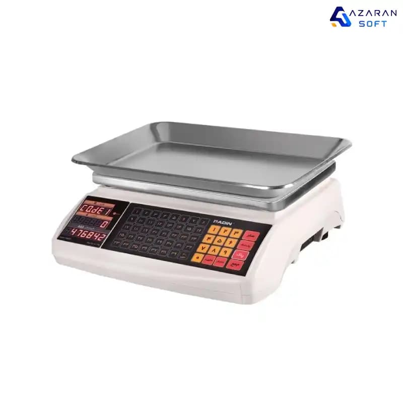 ترازو پرینتردار رادین مدل 5600w ظرفیت 40 کیلویی (بدون علمک)