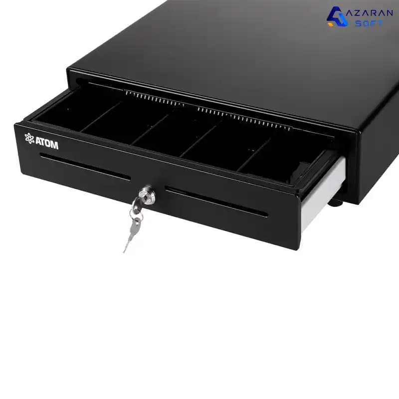 کشوی پول اتم مدل 405D با زنگ