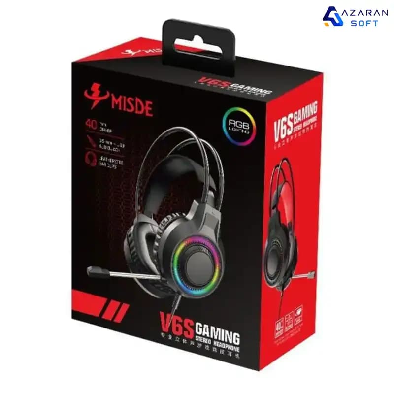 هدفون گيمينگ MISDE مدل V6S