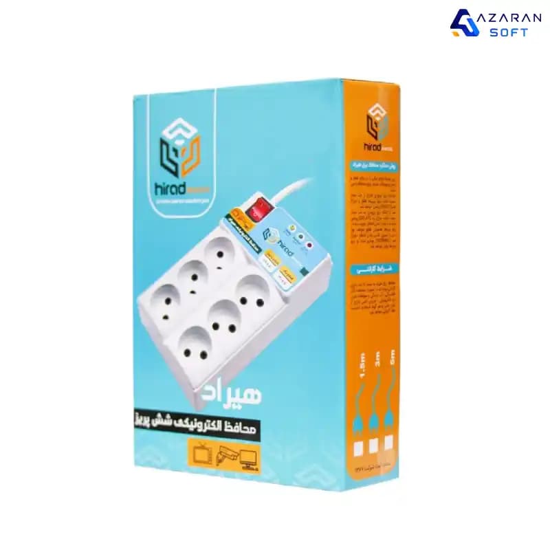 محافظ برق ۶ خانه هیراد مدل M10