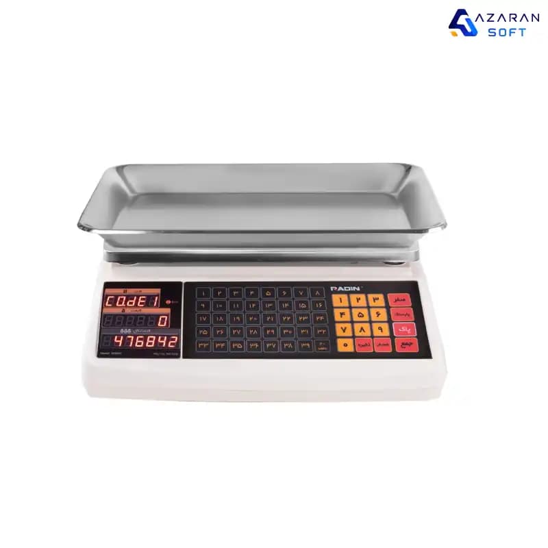 ترازو پرینتردار رادین مدل 5600w ظرفیت 40 کیلویی (بدون علمک)